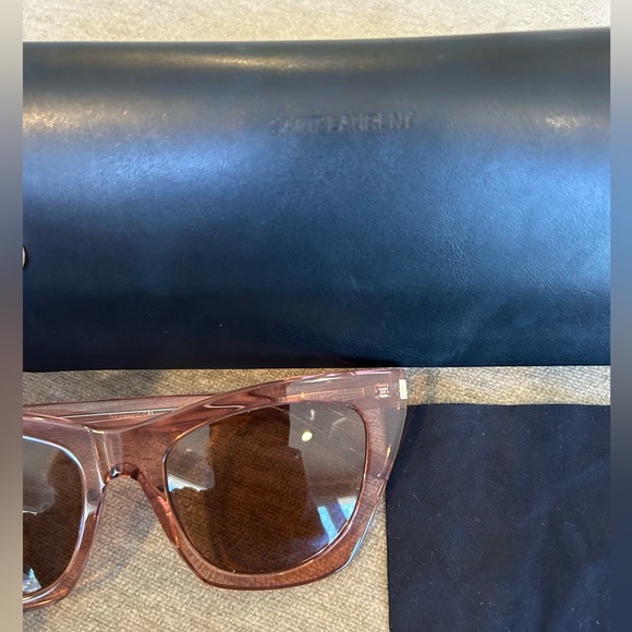 SAINT LAURENT SL 214 KATE sunglasses - 022 PINK - Picture 2 of 8